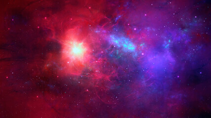 Space background Colorful nebula with star field Elements furnished by NASA